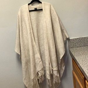 Cream colored wrap